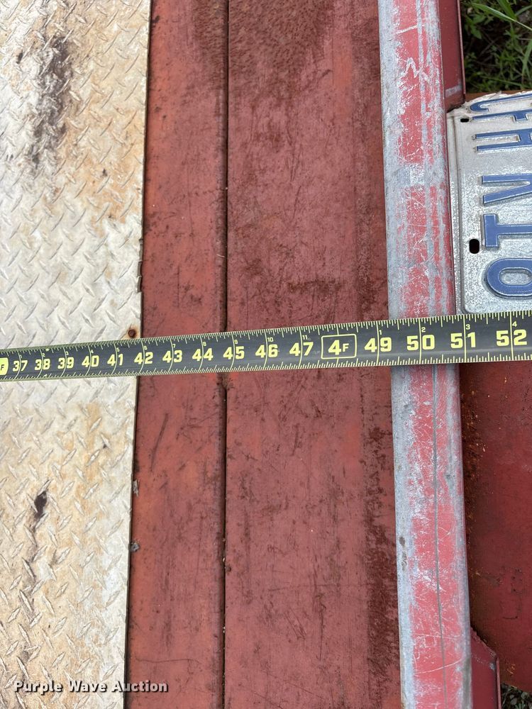 image for item DY0887 Shop built utility trailer