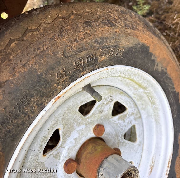 image for item DY0887 Shop built utility trailer