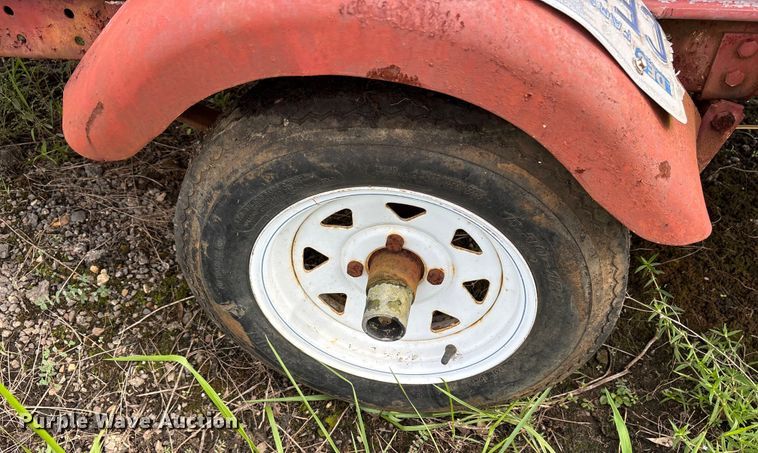 image for item DY0887 Shop built utility trailer