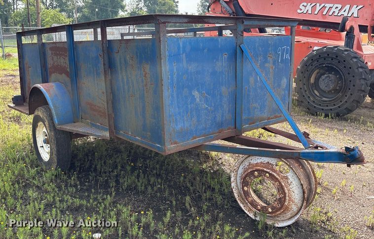 image for item DY0889 Shop built utility trailer