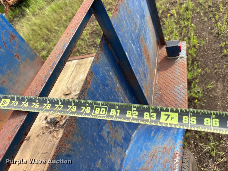 image for item DY0889 Shop built utility trailer