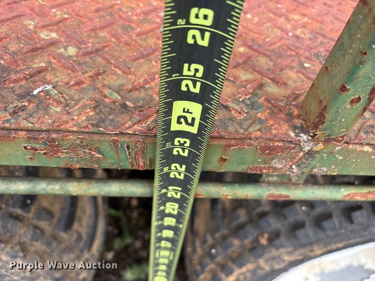 image for item DY0890 Shop built utility trailer