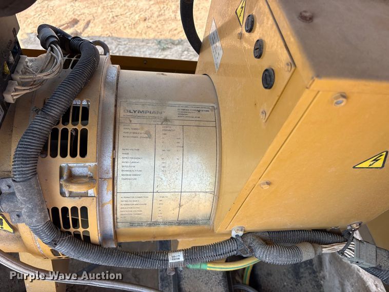 image for item DY0918 2001 Olympian G25F1S generator