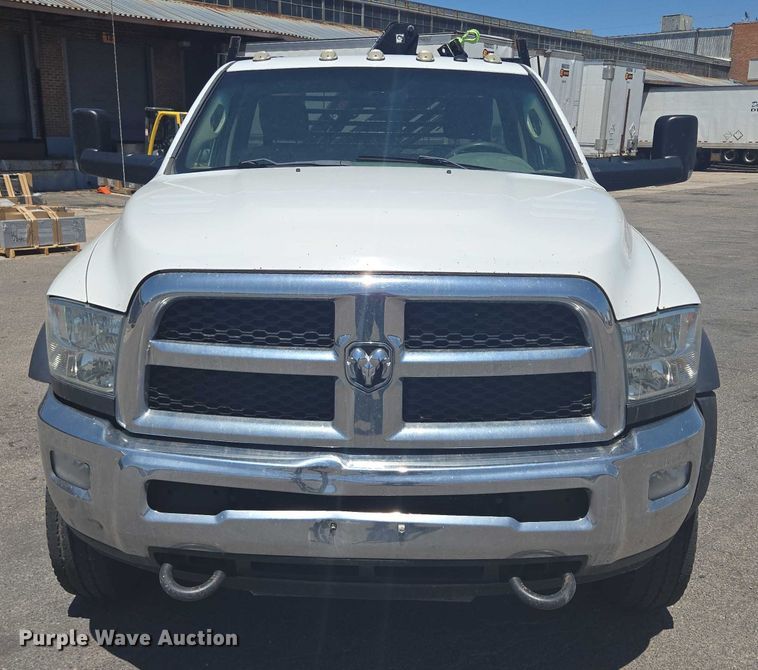 image for item DY0972 2016 Dodge Ram 4500 flatbed truck