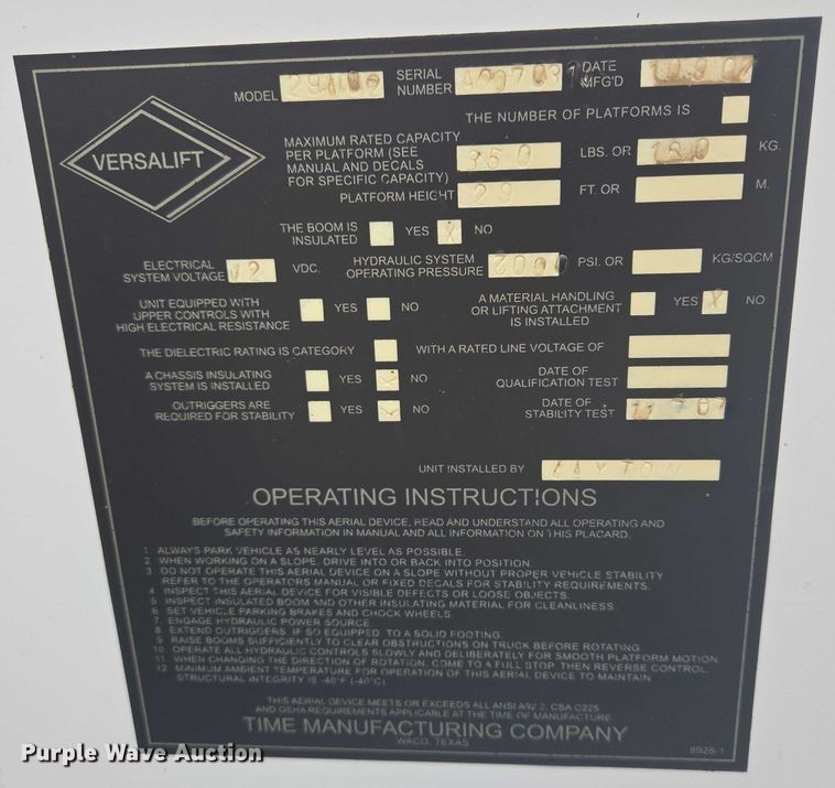 image for item DY0974 2008 Ford F450 Super Duty bucket truck