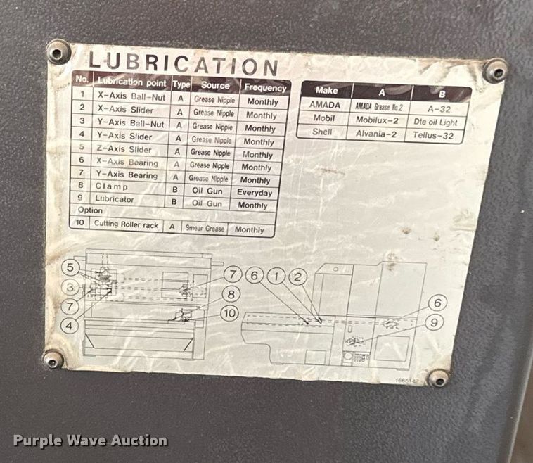 image for item DZ4215 Amada Fanuc AF2000E  CNC cutting system