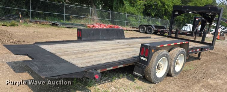 image for item DZ6095 2016 Towmaster tilt deck equipment trailer