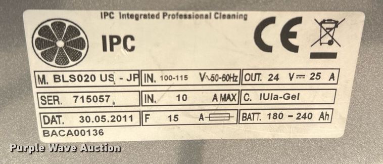 image for item DZ8764 Gansow CT160 floor scrubber