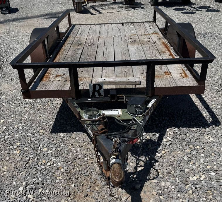 image for item DZ8765 2007 Tilt deck utility trailer