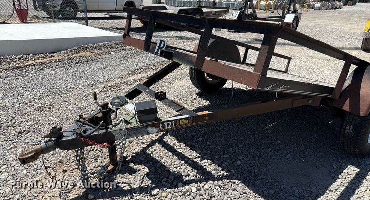 image for item DZ8765 2007 Tilt deck utility trailer