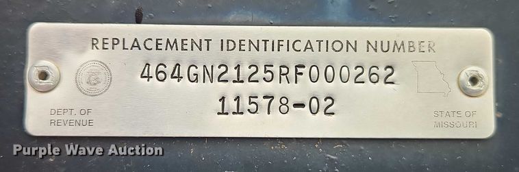 image for item EB8175 1994 SIMT equipment trailer