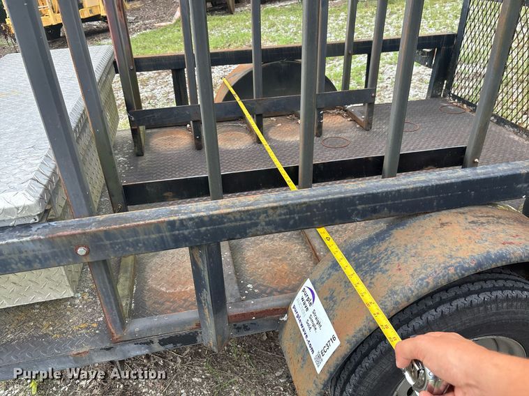 image for item EC3716 Trailer World utility trailer