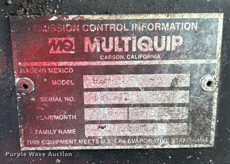 image for item EC3763 2018 Multiquip WBH-16F concrete buggy