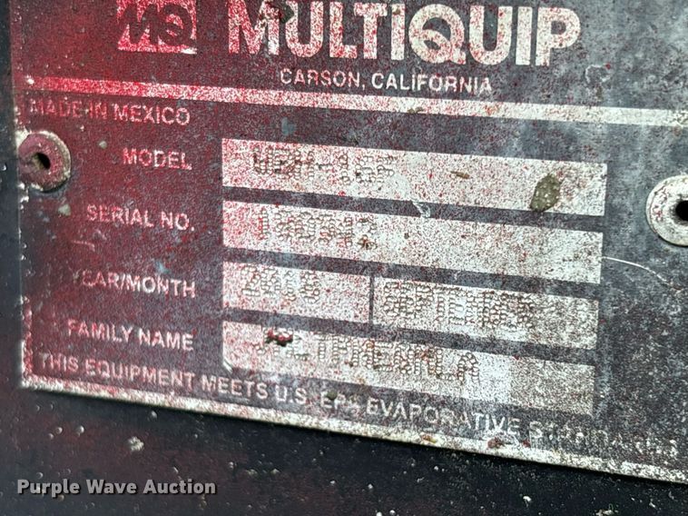 image for item EC3763 2018 Multiquip WBH-16F concrete buggy