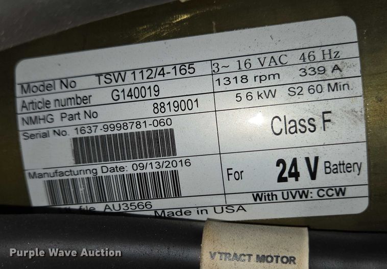 image for item EC4278 2016 Yale OS030EF order picker