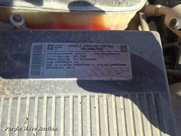 image for item ED2166 2014 GMC Sierra 1500 pickup truck