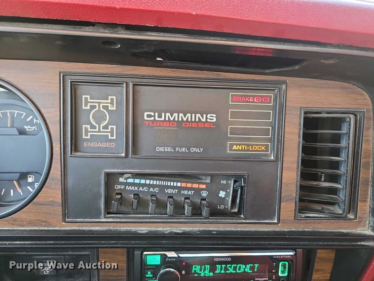 image for item ED2167 1991 Dodge Ram 250 pickup truck