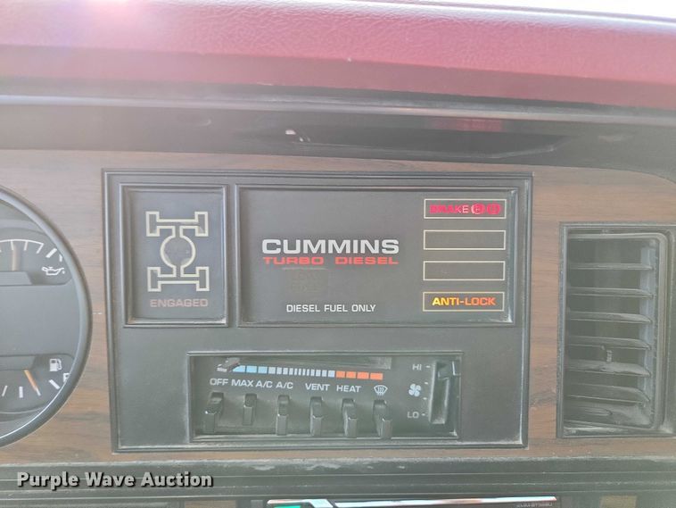 image for item ED2167 1991 Dodge Ram 250 pickup truck