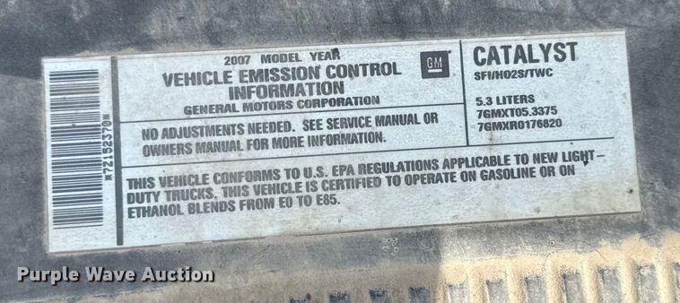 image for item ED4448 2007 Chevrolet Silverado 1500 Ext. Cab pickup truck