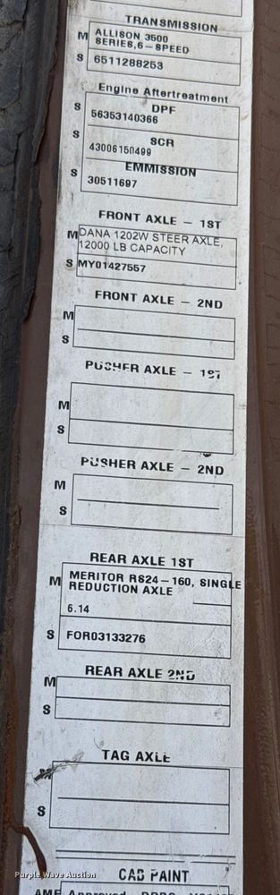 image for item ED5802 2016 Autocar refuse truck