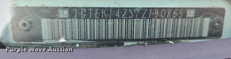 image for item EF1804 2007 GMC Sierra 1500 SL  pickup truck