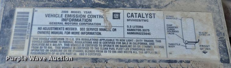 image for item EF1809 2006 GMC Sierra1500 SL  pickup truck