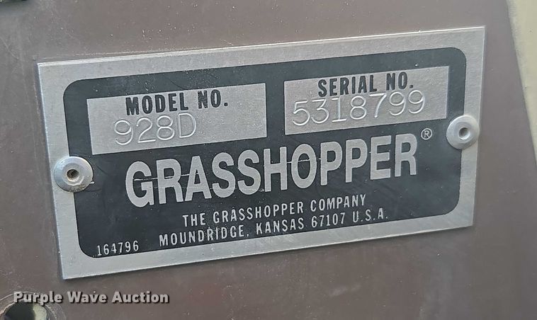 image for item EF1835 2003 Grasshopper 928D ZTR lawn mower