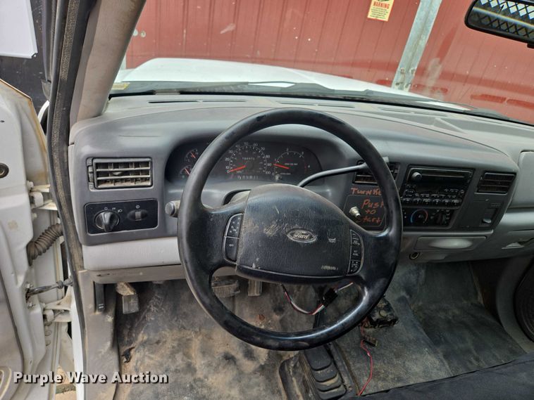 image for item EF1847 2001 Ford  F550 Super Duty XL dump flatbed truck