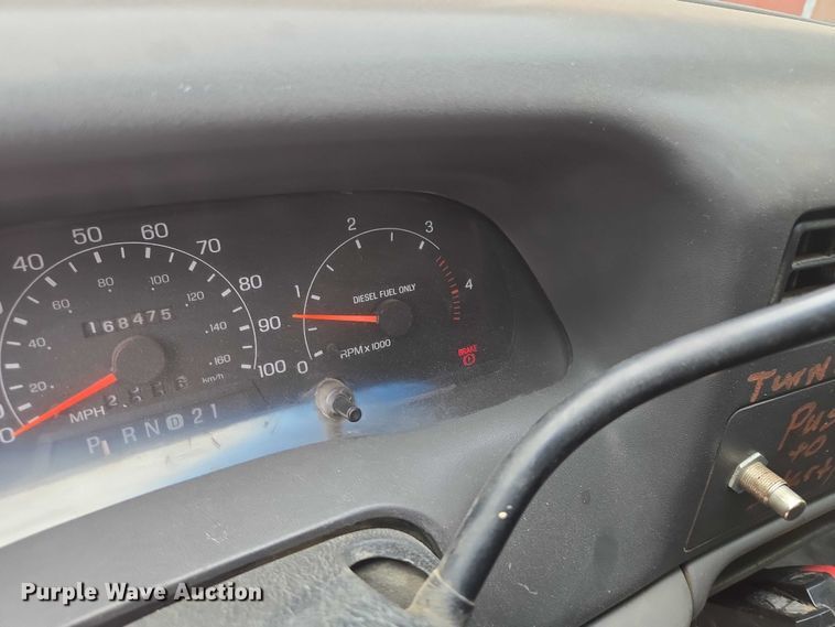 image for item EF1847 2001 Ford  F550 Super Duty XL dump flatbed truck