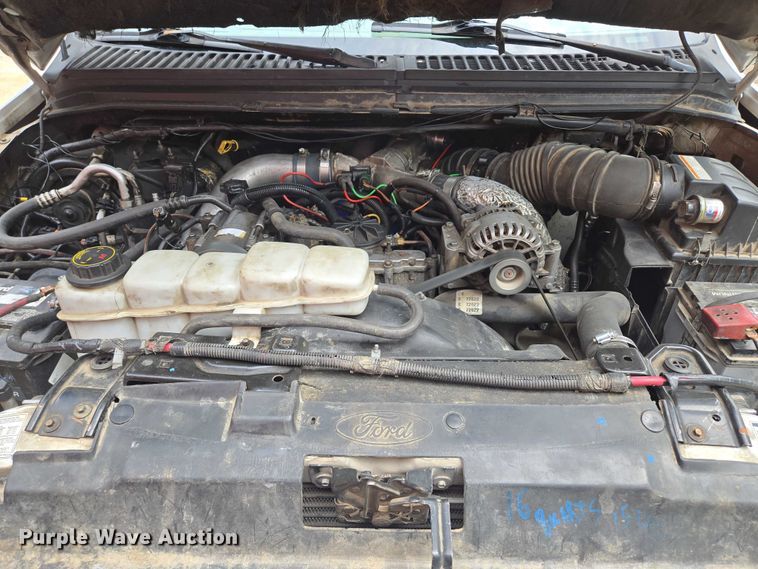 image for item EF1847 2001 Ford  F550 Super Duty XL dump flatbed truck