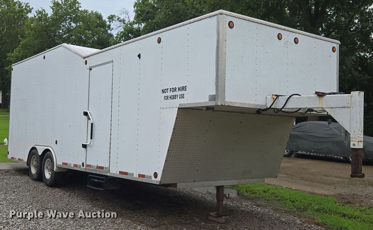 image for item EF1857 2004 Shop built enclosed cargo trailer