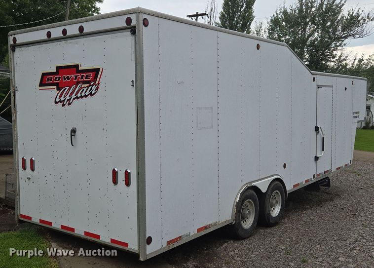 image for item EF1857 2004 Shop built enclosed cargo trailer
