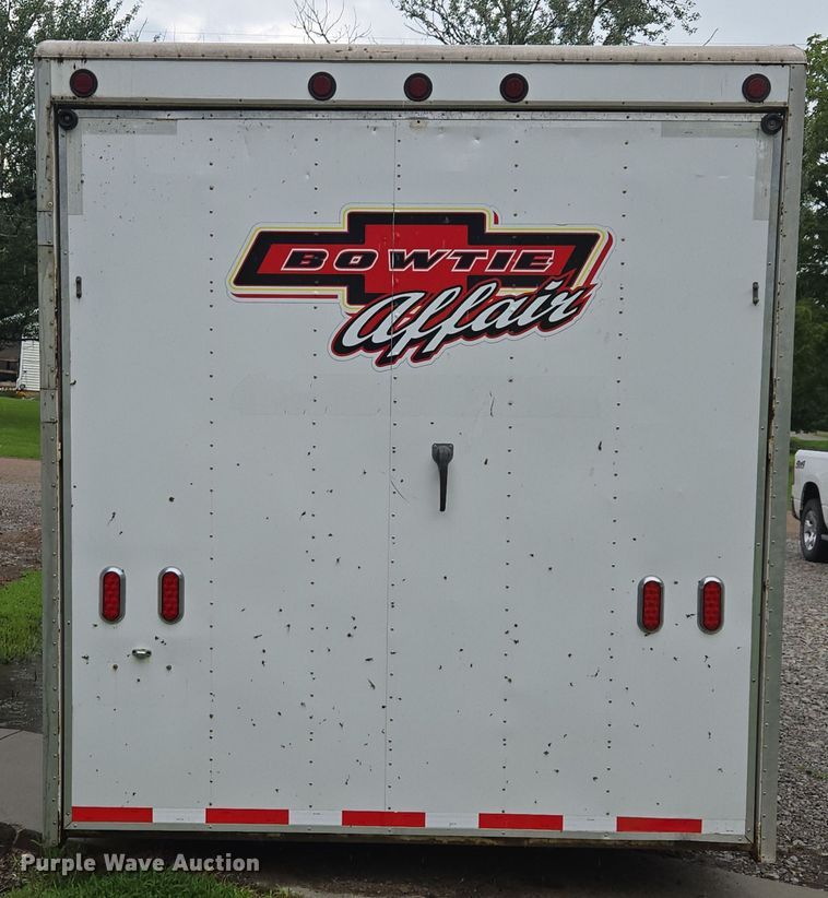 image for item EF1857 2004 Shop built enclosed cargo trailer