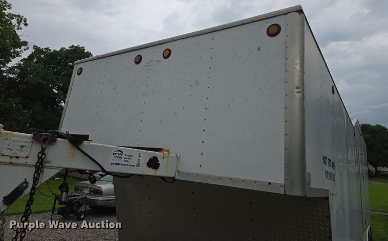 image for item EF1857 2004 Shop built enclosed cargo trailer