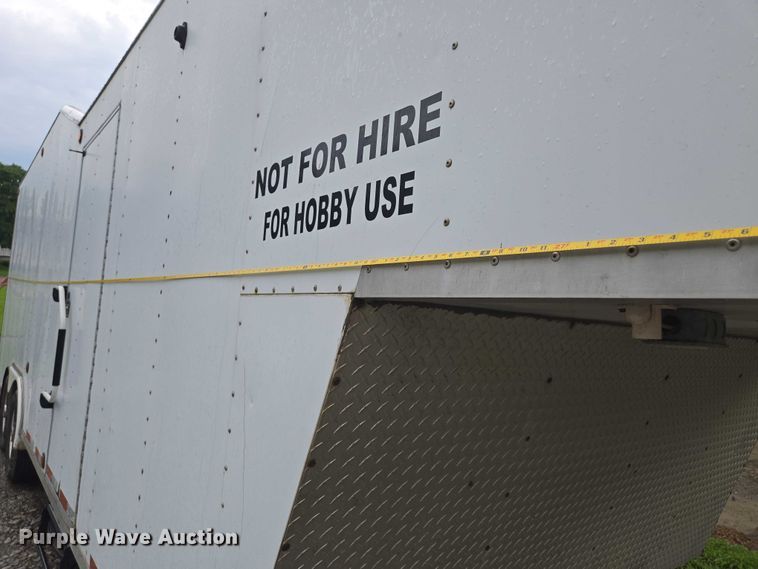 image for item EF1857 2004 Shop built enclosed cargo trailer