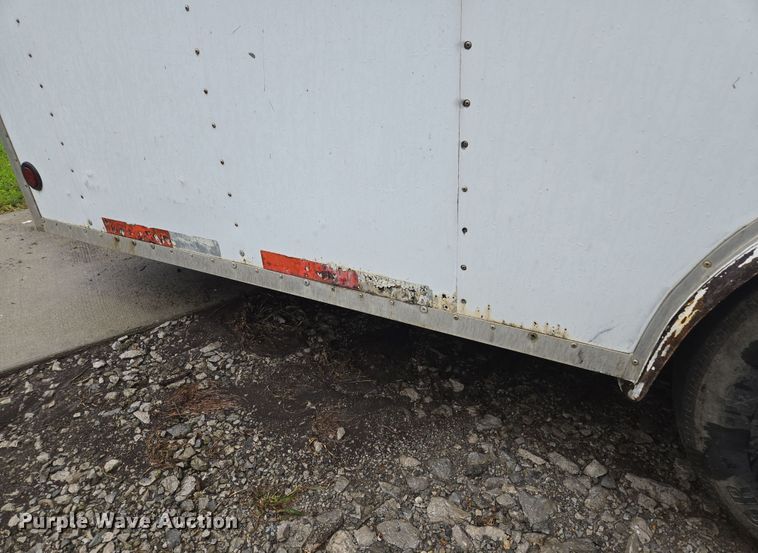 image for item EF1857 2004 Shop built enclosed cargo trailer