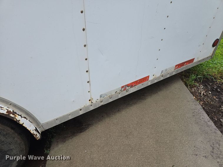 image for item EF1857 2004 Shop built enclosed cargo trailer