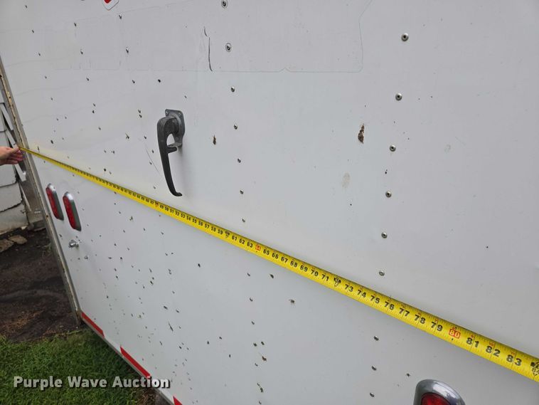 image for item EF1857 2004 Shop built enclosed cargo trailer