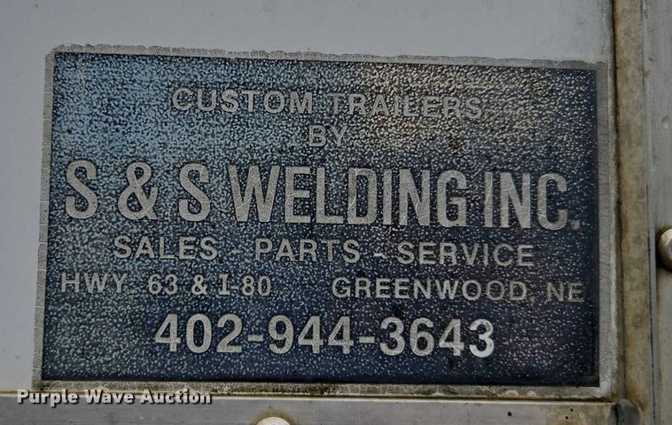 image for item EF1857 2004 Shop built enclosed cargo trailer