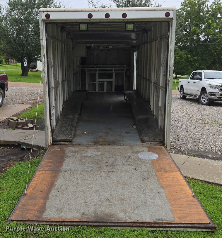 image for item EF1857 2004 Shop built enclosed cargo trailer