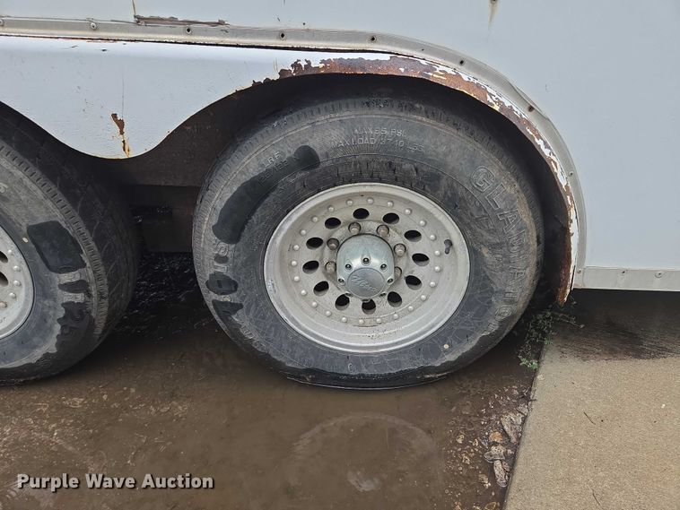 image for item EF1857 2004 Shop built enclosed cargo trailer