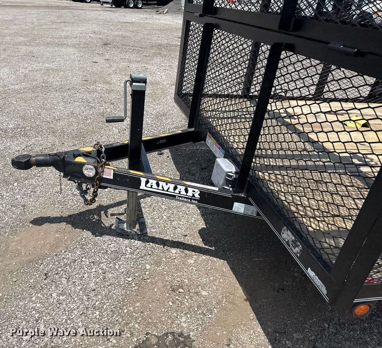 image for item EG6000 2014 Lamar equipment trailer