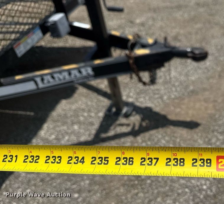 image for item EG6000 2014 Lamar equipment trailer