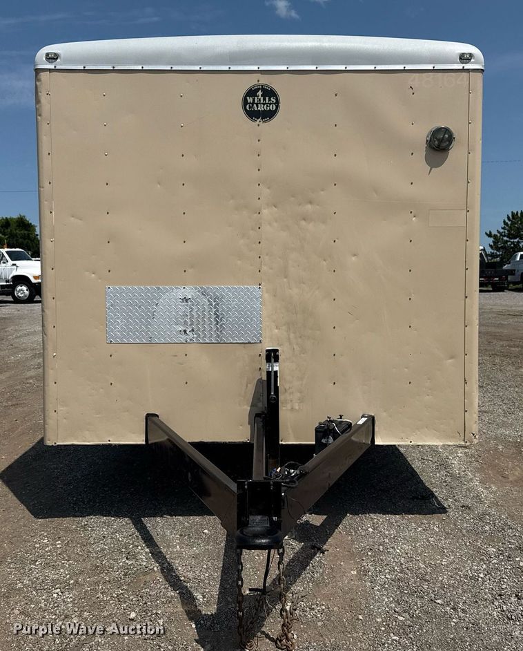 image for item EG6018 2014 Wells Cargo enclosed cargo trailer