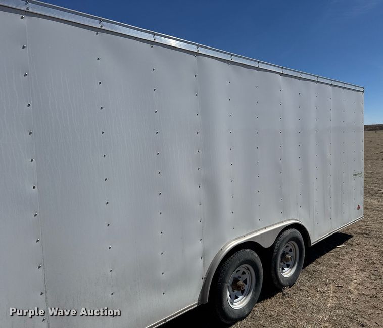 image for item EG6201 2016 Haulmark PPT85X24WT3 enclosed cargo trailer