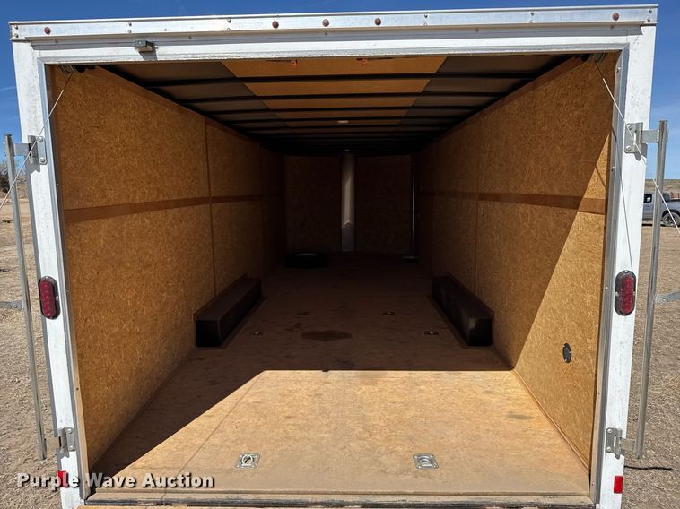 image for item EG6201 2016 Haulmark PPT85X24WT3 enclosed cargo trailer