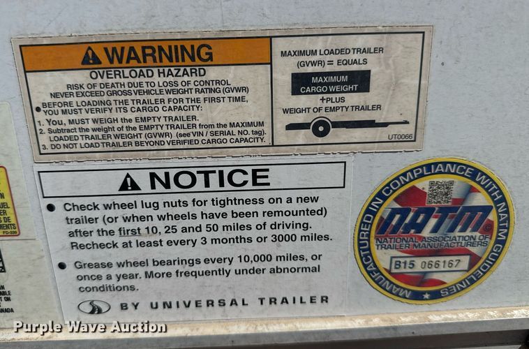 image for item EG6201 2016 Haulmark PPT85X24WT3 enclosed cargo trailer