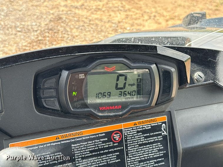 image for item EJ4684 2022 Yanmar YU700G utility vehicle