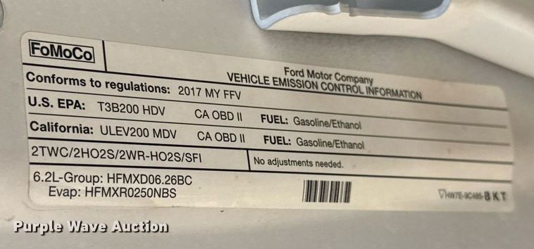 image for item EJ4757 2017 Ford F250 Super Duty XL SuperCab flatbed pickup truck