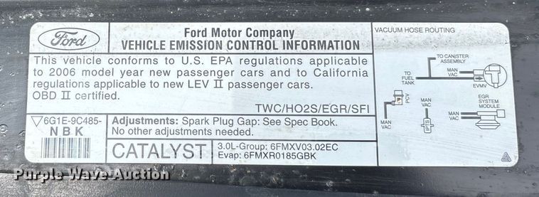 image for item EJ7631 2006 Ford Five Hundred Limited 